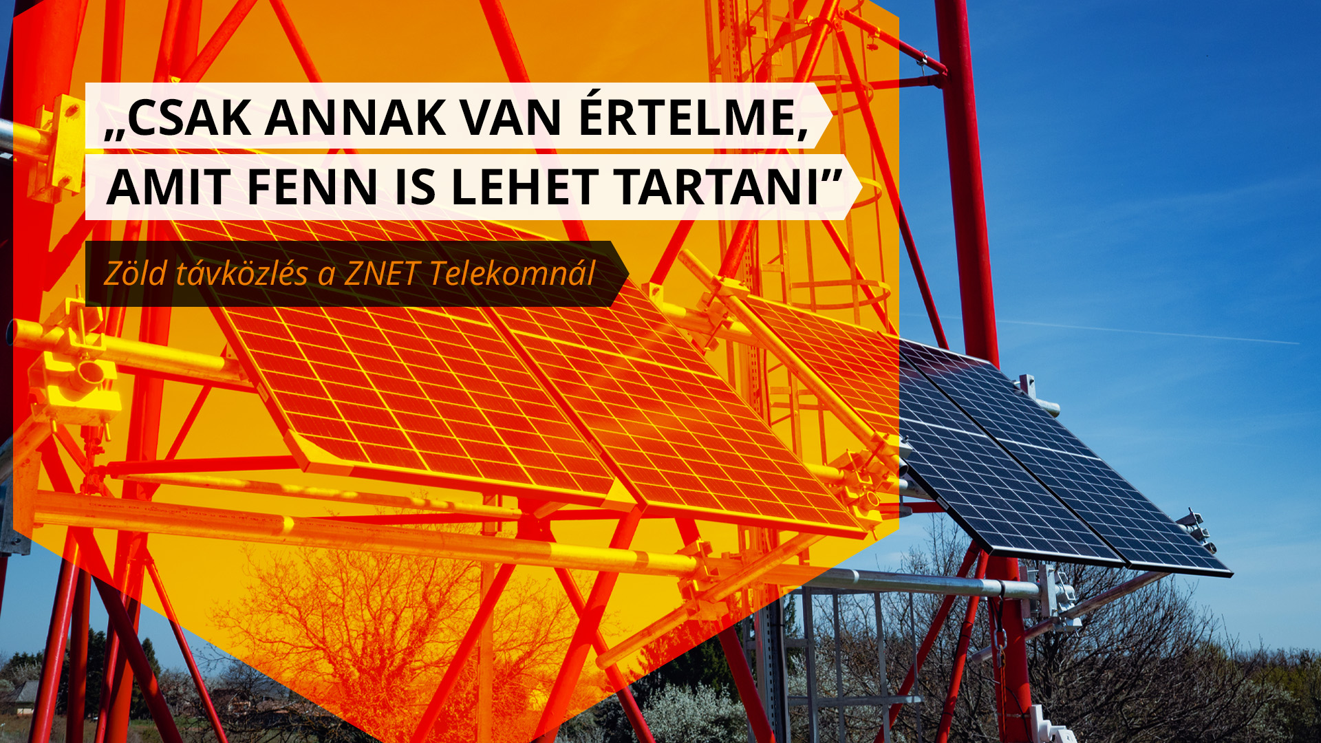 Fenntartható internet a ZNET Telekomnál