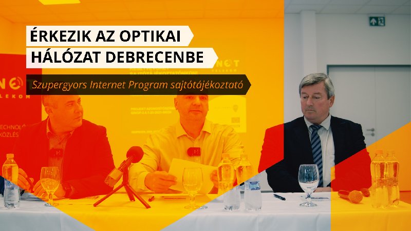 Érkezik az optikai hálózat Debrecenbe